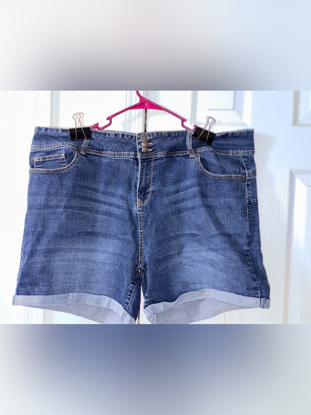 Highway Jeans Women's Boyfriend Denim Shorts in Blue